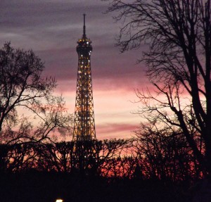 Paris- Tour Effel at sunset
